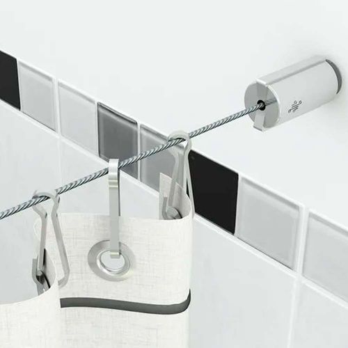 Kit de Baño ABS Cromado Plateado 2.5 Mts Madrid Temacasa