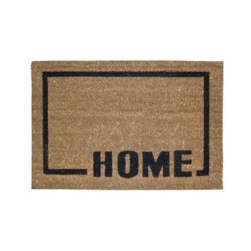 Felpudo Fibra de Coco Marrón 60x40 Cm Home Fielderstadt