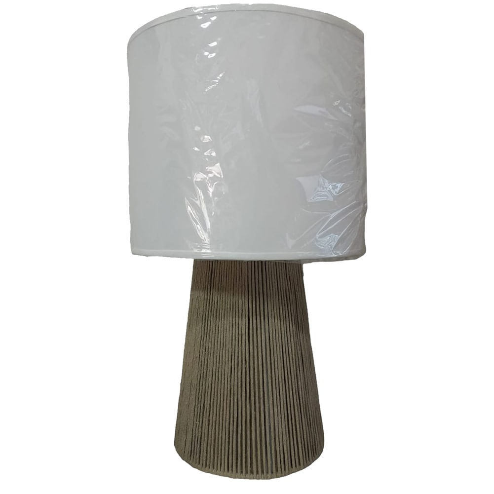 Velador Mesa E27 Blanco Liguen