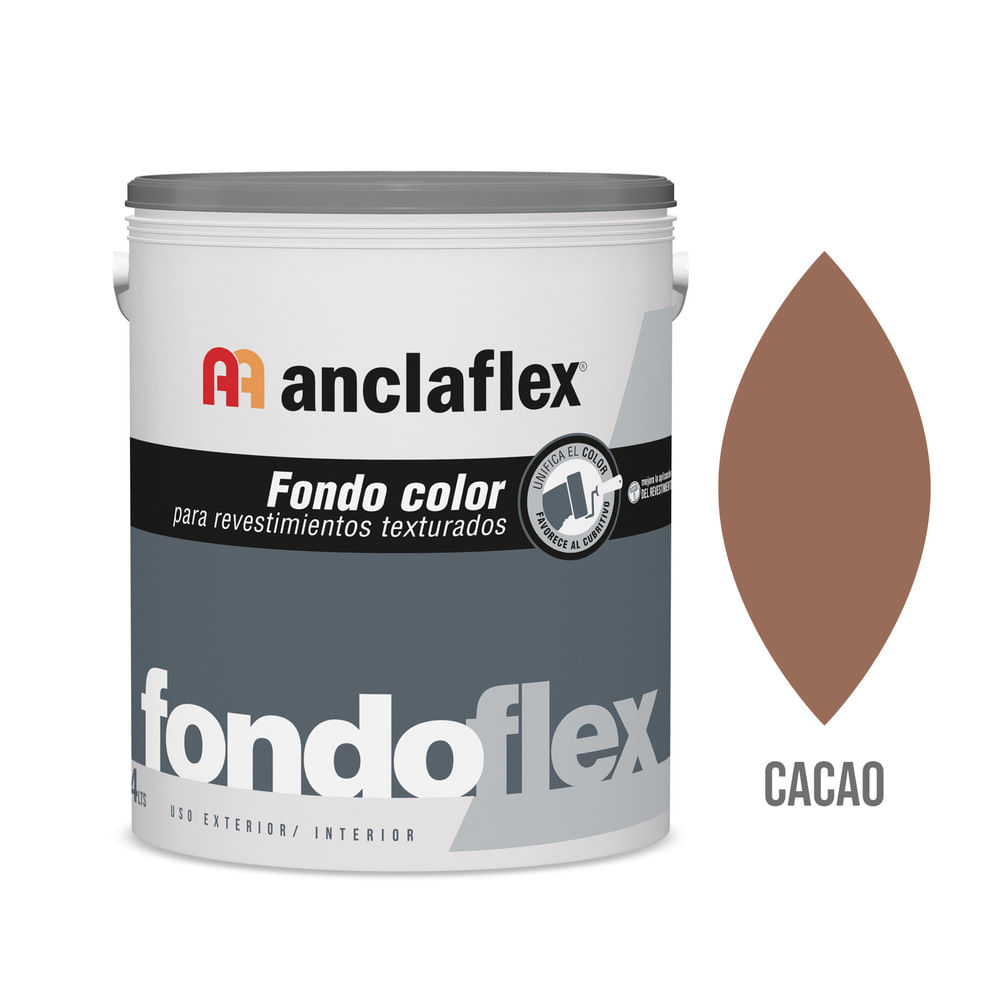 Base Texturada Fondoflex Cacao 4 Lts Anclaflex