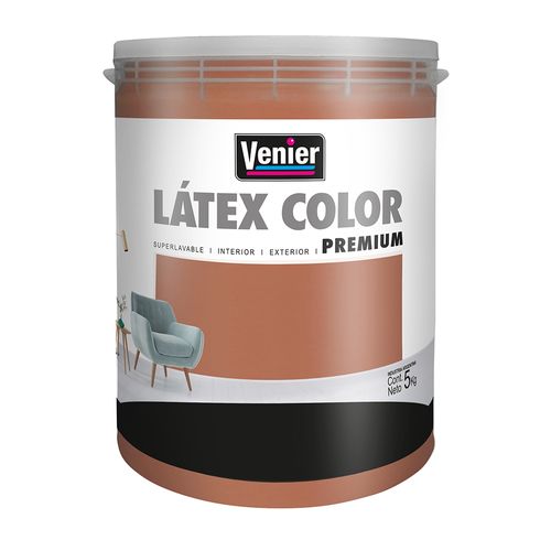 Pintura Látex Interior Terracota Mate 5 Kg Venier