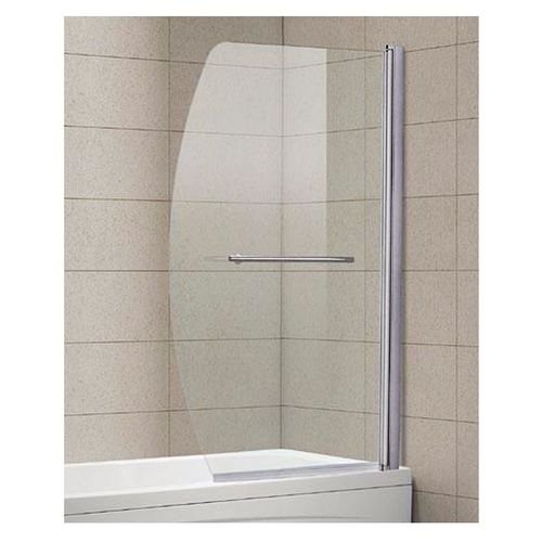 Mampara Batiente 140x85 Cm Vidrio Transparente Vessanti