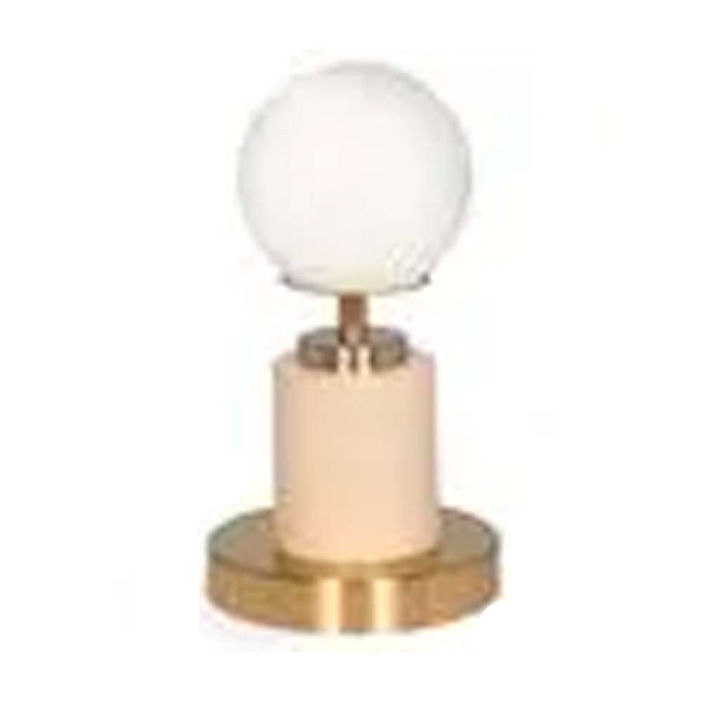 Velador Mesa Globo G9 Beige Vintage Don Bell