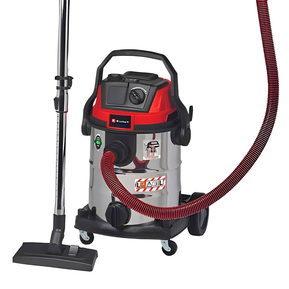 Aspiradora de Polvo y Agua 1250 W 25 Lts Roja TEVC 2025 Einhell