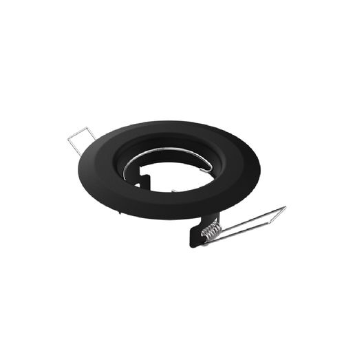 Spot Embutido GU10 Fijo Chapa Negro Spotsline