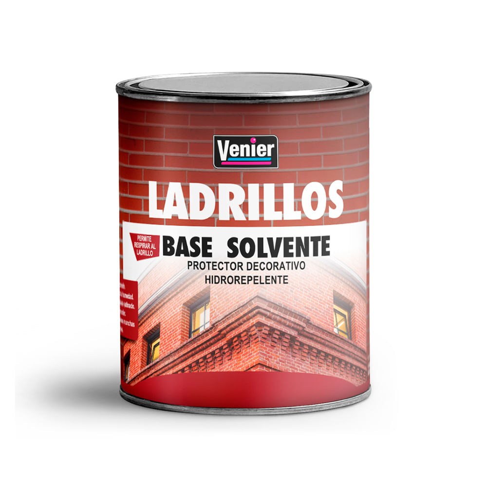 Protector Para Ladrillos Natural Satinado 1 Lts Base Solvente Venier