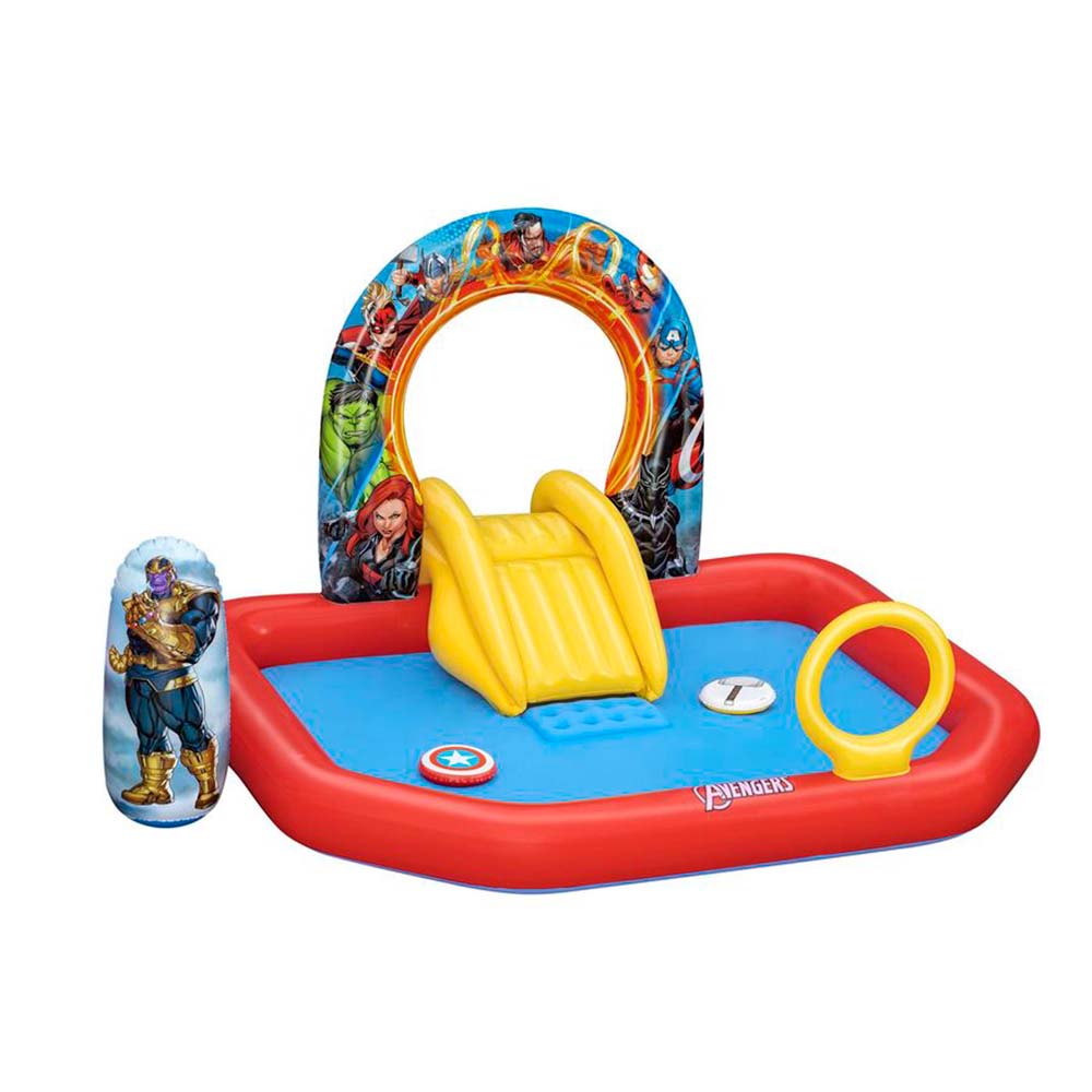 Pileta Inflable Marvel Avengers 186 Lts 211x198x125 Cm Bestway 98800 - Easy