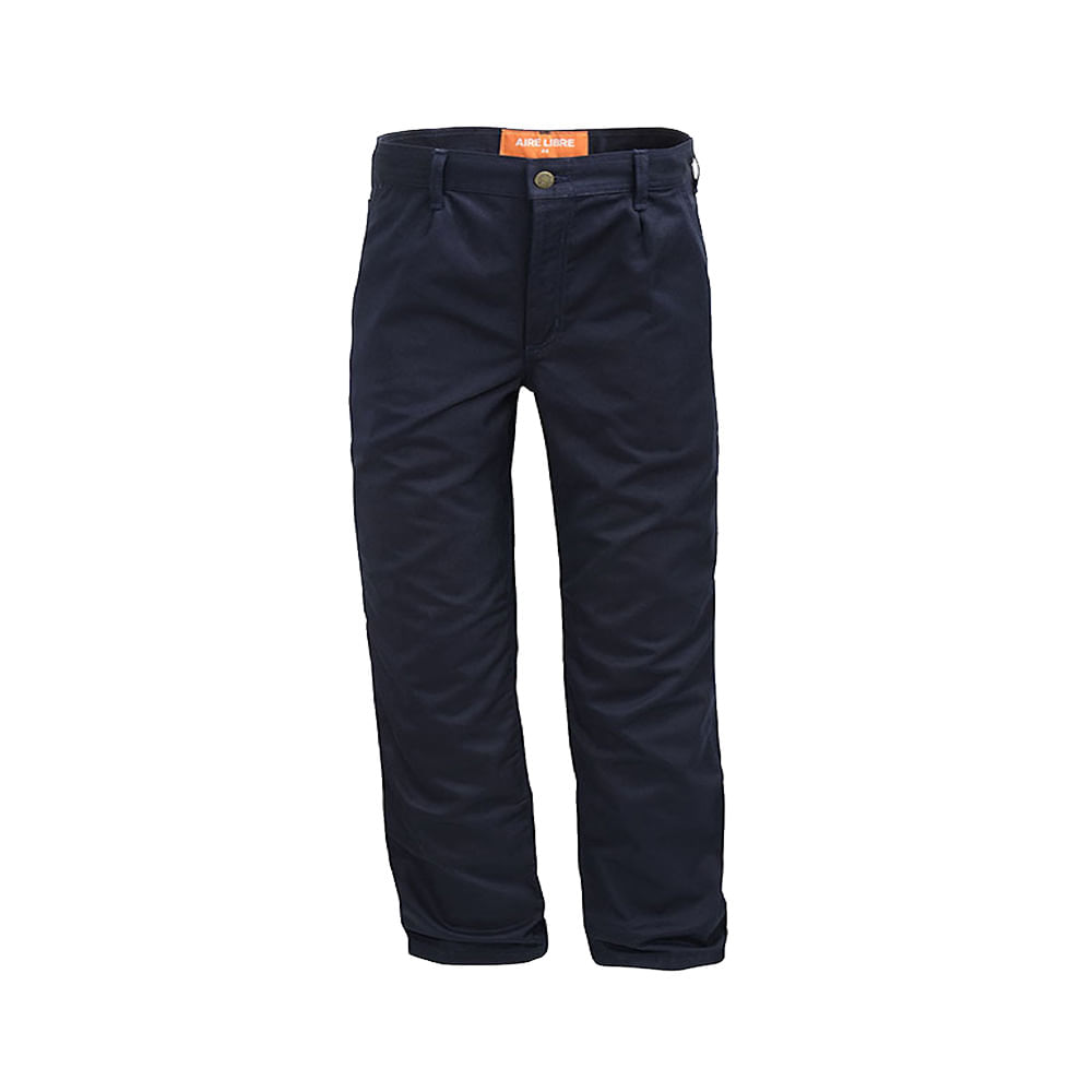 Pantalón Algodón Talle 42 Azul Carpintero Ayre Libre