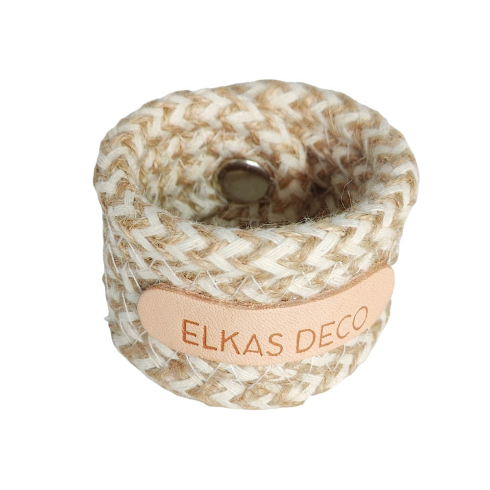 Servilletero Algodón Beige 7 Mm x 5 Cm Elkas
