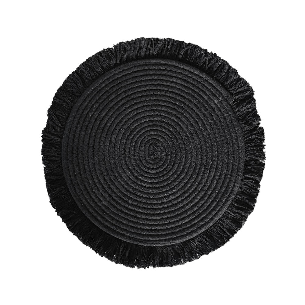 Individual Algodón Negro 34 Cm Indo4N Elkas