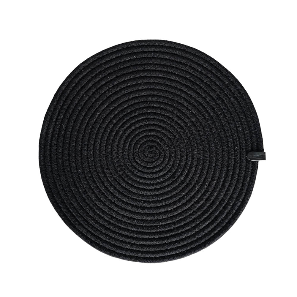 Individual Algodón Negro 32 Cm Indo7N Elkas
