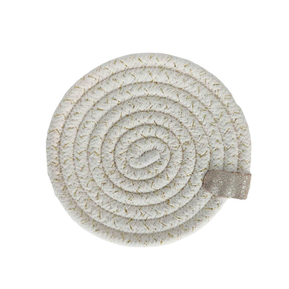 Individual de Mesa Algodón/Lurex Natural 11 Cm Posavasolurex Elkas