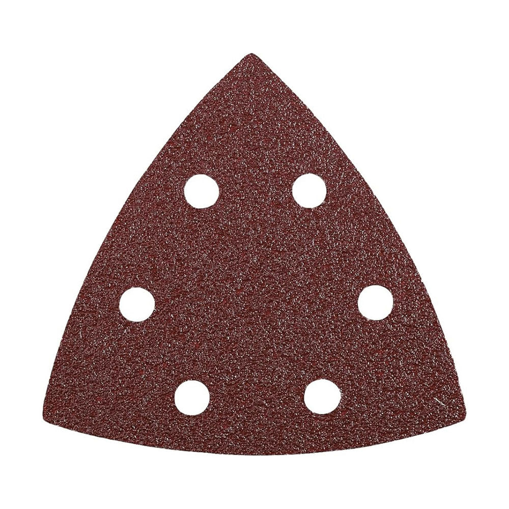 Set 6 Lijas Triangulares Velcro 90 Mm Perforadas Kwb