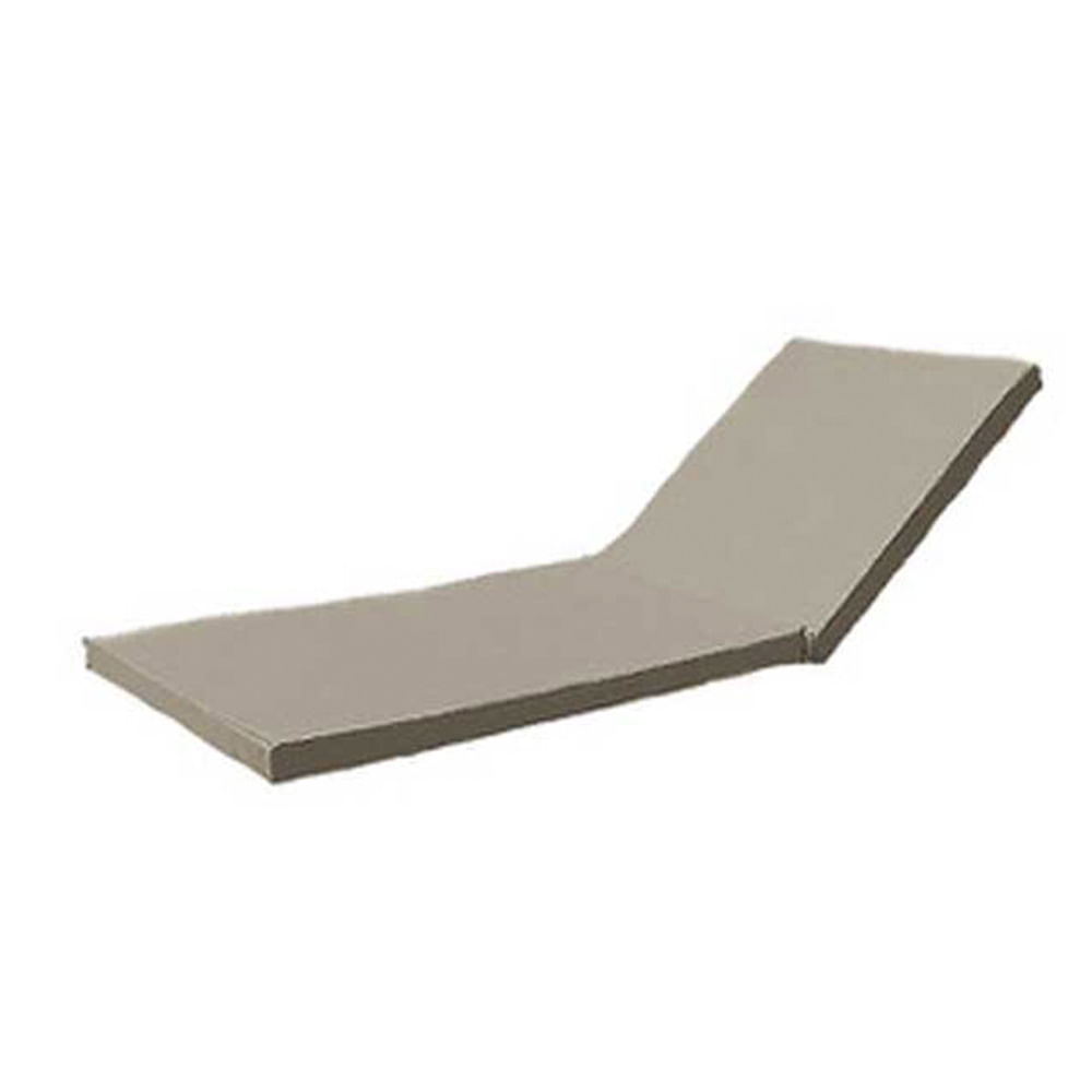 Almohadón Reposera Tela Náutica 182x54x5 Cm Beige Cc Outdoor