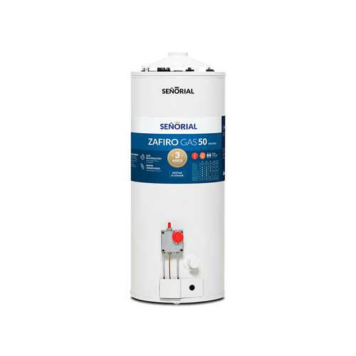 Termotanque Multigas 50 Lts 5500 Kcal/H Blanco TSZ-50 Señorial