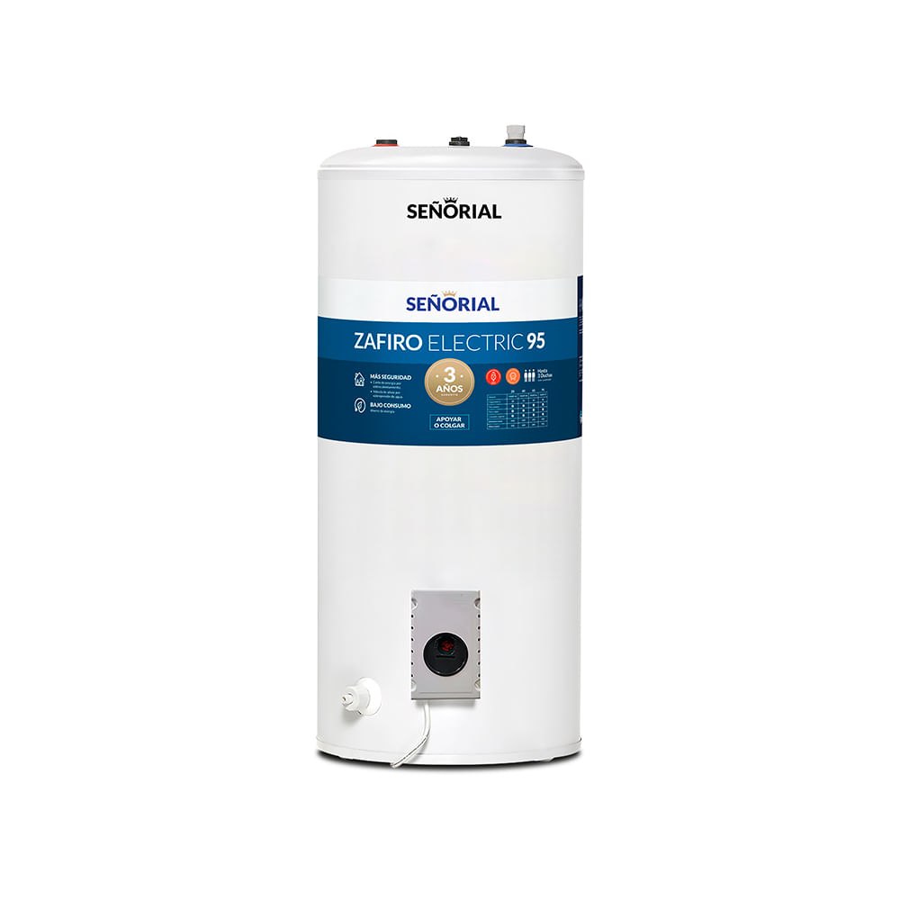 Termotanque Eléctrico 83 Lts 1500 W Blanco TESZ-95 Señorial