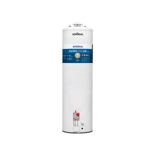 Termotanque Eléctrico 120 Lts 3000 W Gris Zafiro Gas Señorial