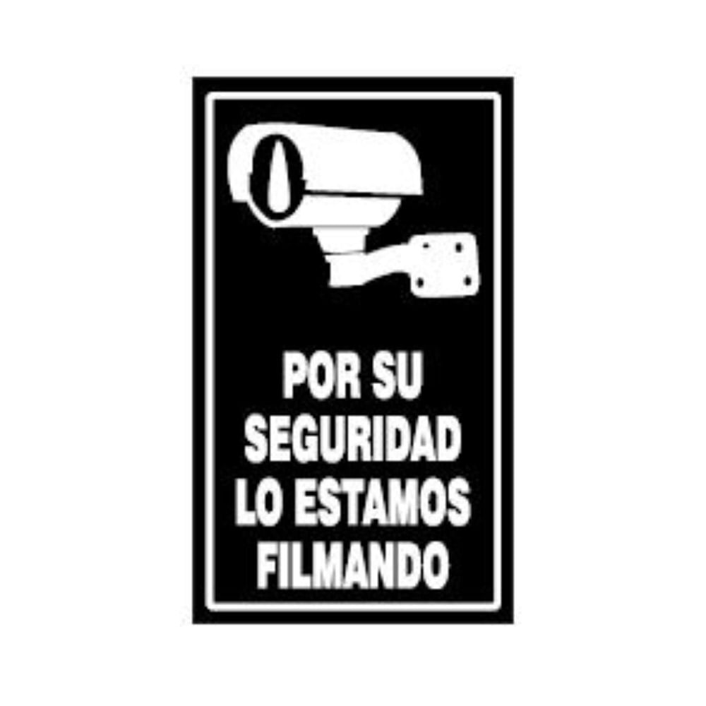 Cartel Lo Estamos Filmando Vinilo Autoadhesivo 10x17 Cm Randon