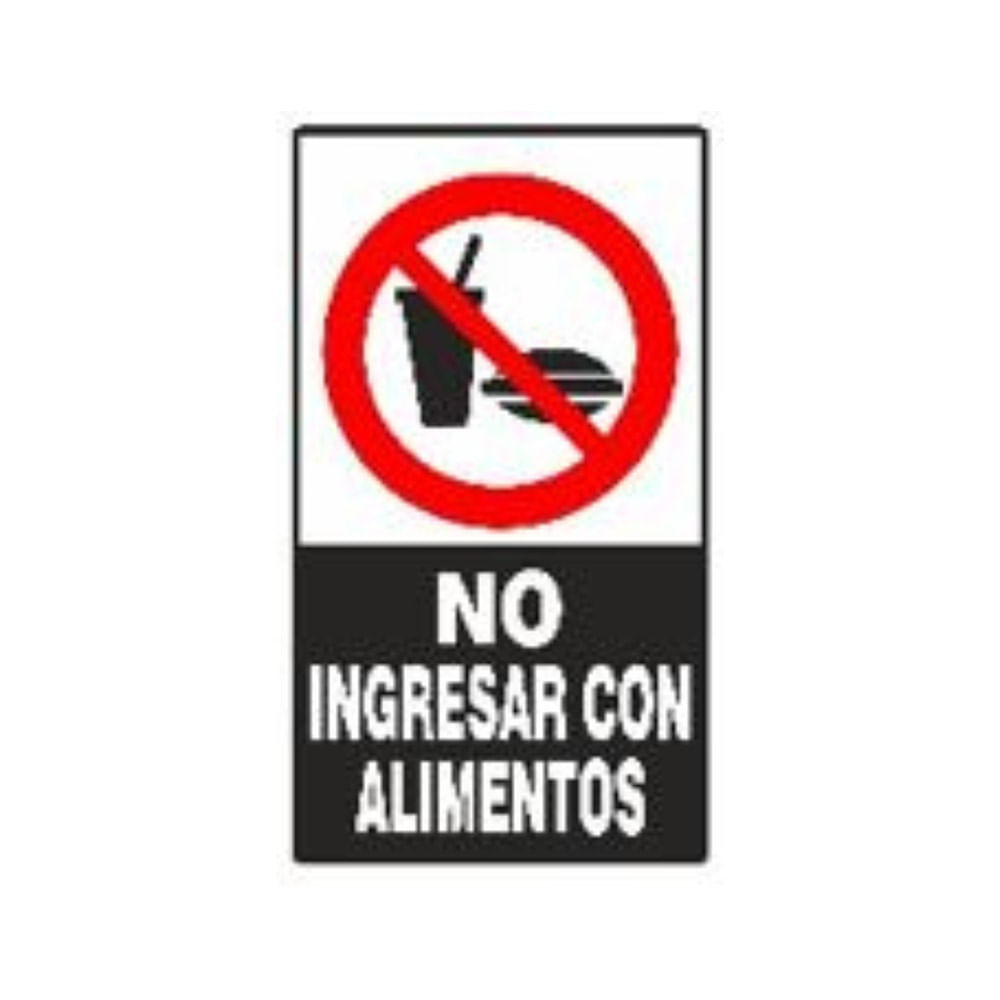 Cartel Señalización Vinilo Autoadhesivo 10x17 Cm Randon