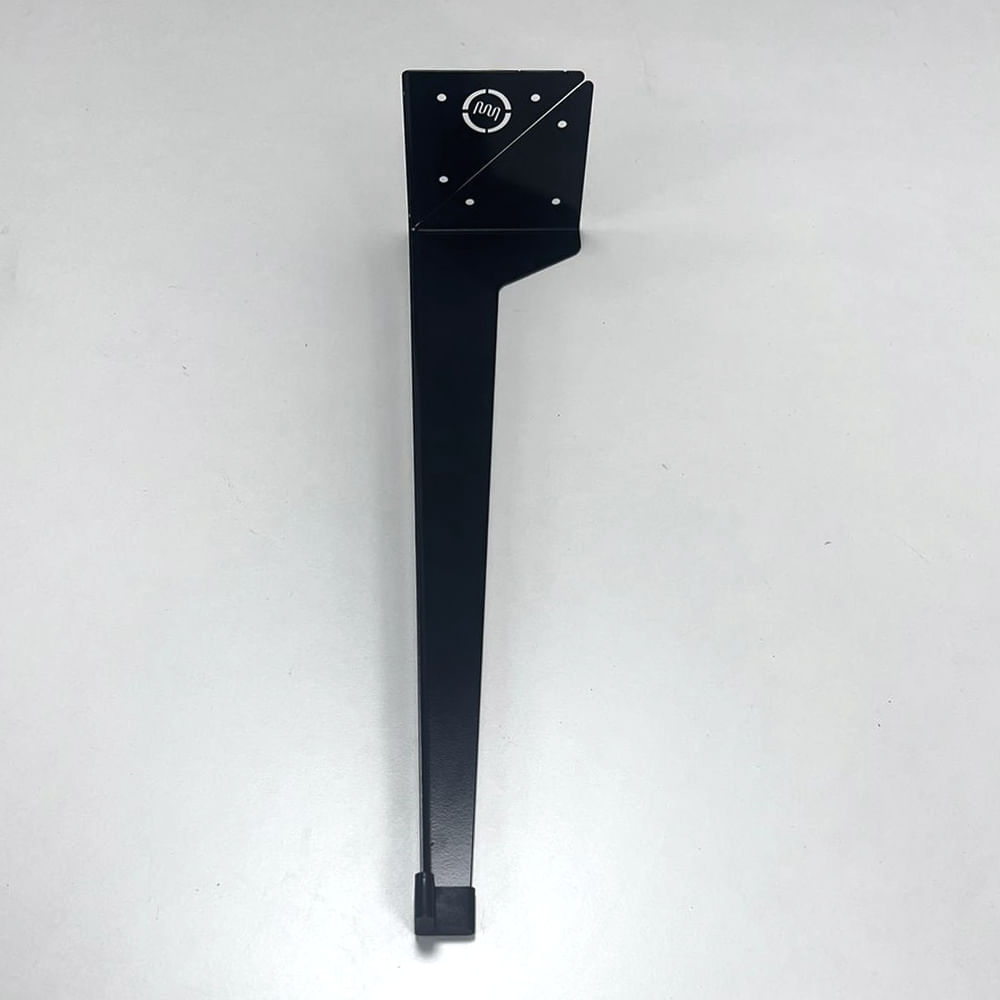 Pata para Mesa Acero 45 Cm Negra Eurotecno - Easy