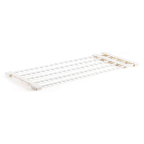 Repisa Extendible 56-95x24x3 Cm Plástico Blanco Cotidiana