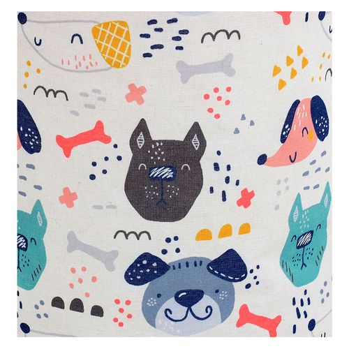 Hamper Canvas Cubierto Kids Perros