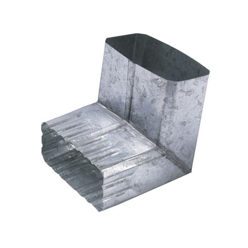 Codo Rectangular 10 X 5 Cm Galvanizado N° 30 Aurelio Gundin