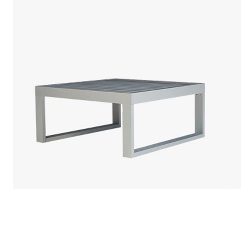 Mesa Ratona Aluminio Gris 100x74x35 Cm Andes Cc Outdoor