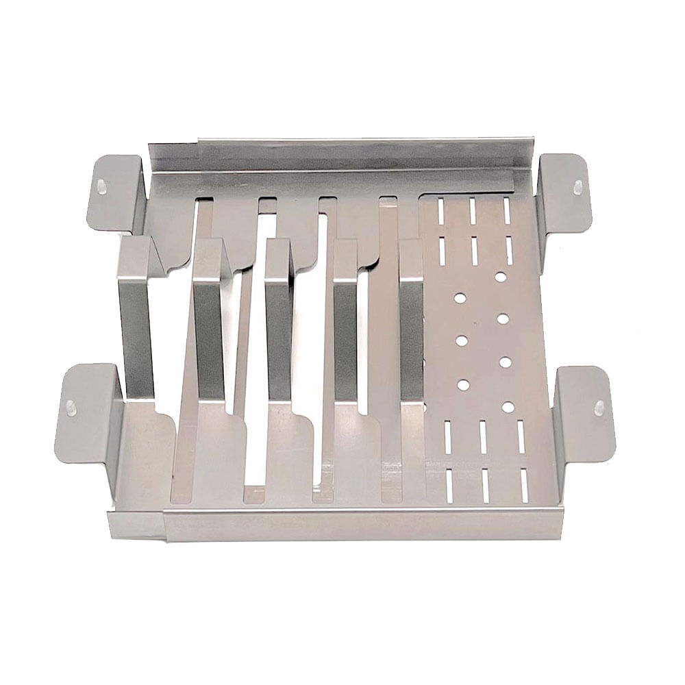 Escurridor De Platos Acero Inoxidable 32X26X6 Cm Gris Eurotecno