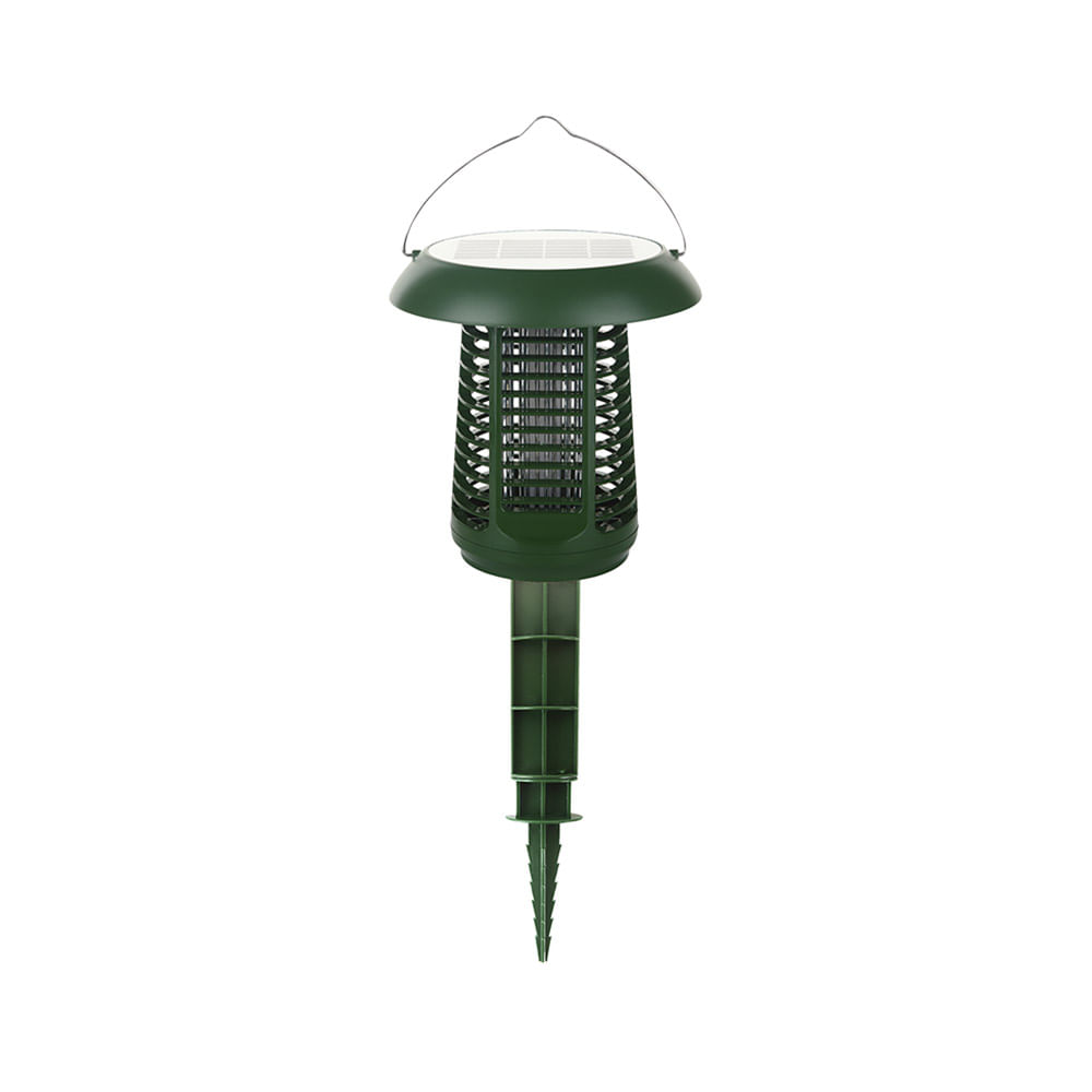 Lámpara Solar Led Mata Insectos Luz Día 8 Luces 51 Cm Verde Tbcin - Easy