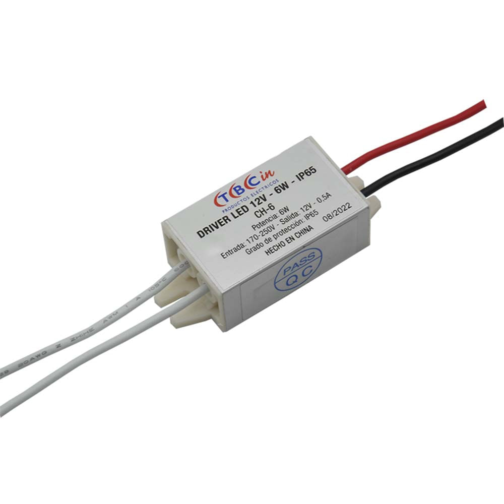 Driver Led 12V 6W IP65 Tbcin