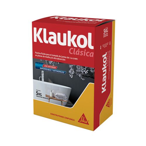 Pastina Fluida Marrón 5 Kg Klaukol