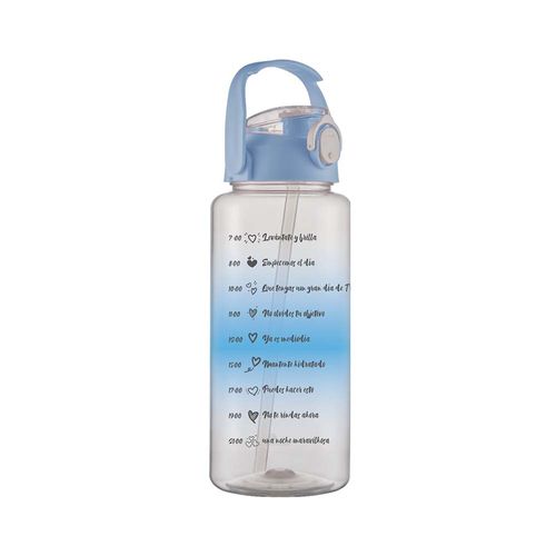 Botella Pet 2000 Ml Azul Bandeirante