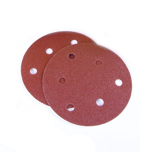 Set Discos Lija con Velcro 125X8 Mm Grano Fino 5 Piezas Hunter