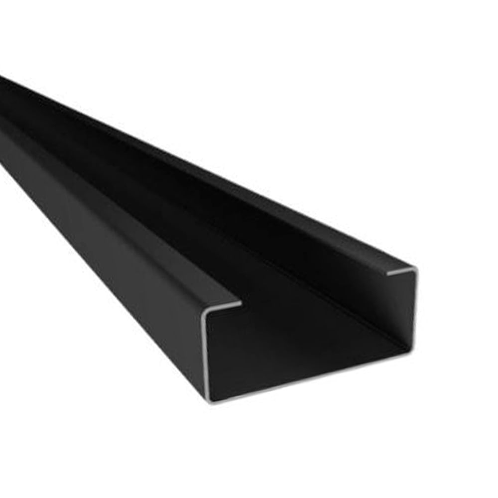 Perfil C 80x40x15x1.60 Mm 6 Mts Negro
