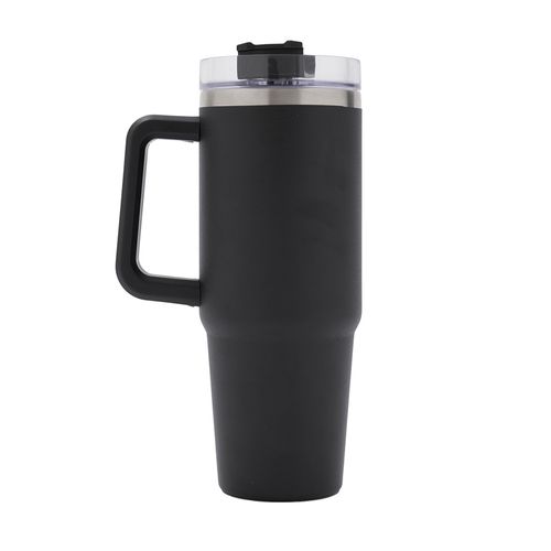 Vaso Térmico Acero Inox 885 Ml Negro Pampa Spirit
