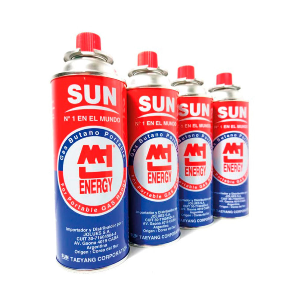 Cartucho Gas Butano 227 Grs Sun