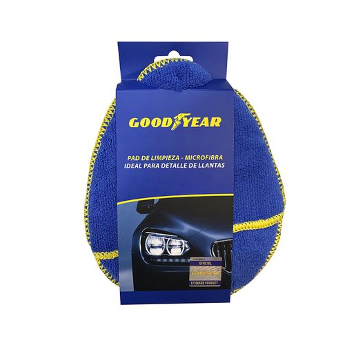 Pad de Limpieza Microfibra Para Llantas Azul Goodyear