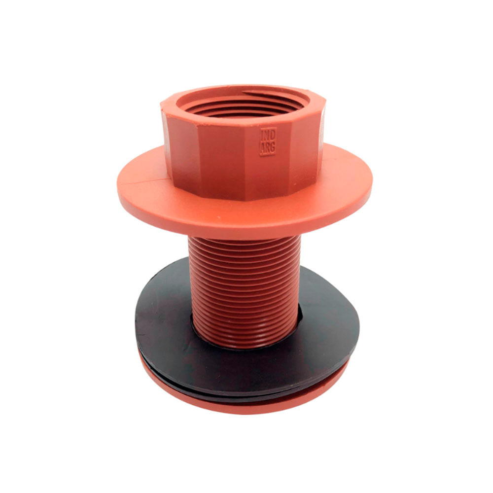 Adaptador Tanque Roscado 1' Polipropileno Bairesplast - Easy