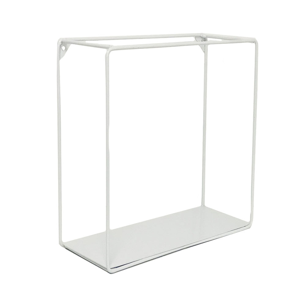 Estante Pared Metal 30x25x11 Cm Blanco Eurotecno