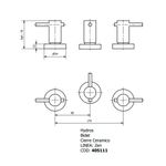 Canillas-Zen-Bidet-Con-Cuerpo-De-Poliamida-Metal-Gris-Hydros