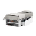Cama-1-Plaza-2-Cajones-Y-Estantes-Blanca-Dielfe-EASY