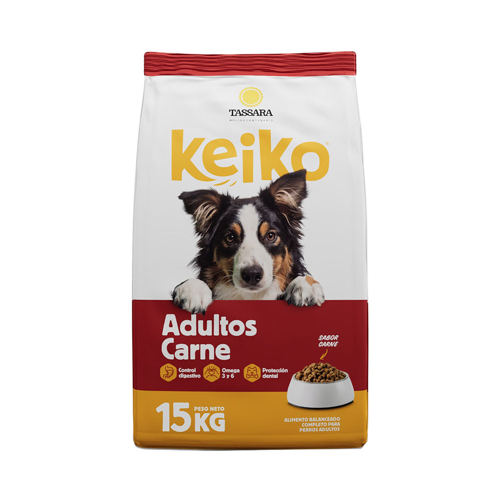 Alimento para Perros Adulto Carne 15 Kg Keiko - Easy
