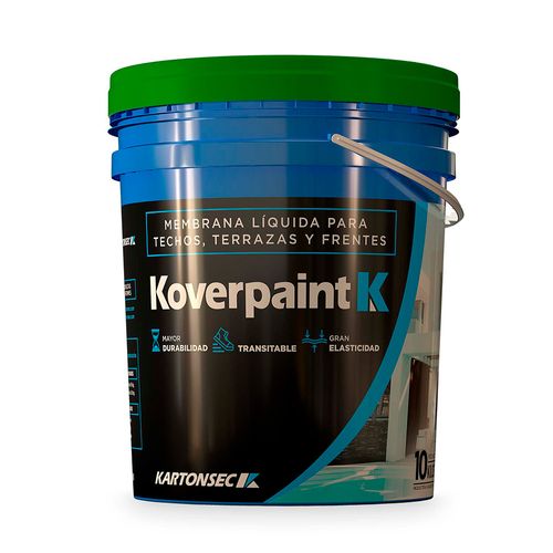 Membrana Líquida Para Techos 10 Kg Verde Kartonsec
