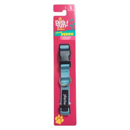 Collar para Perro Talle S Celeste Pet's Fun