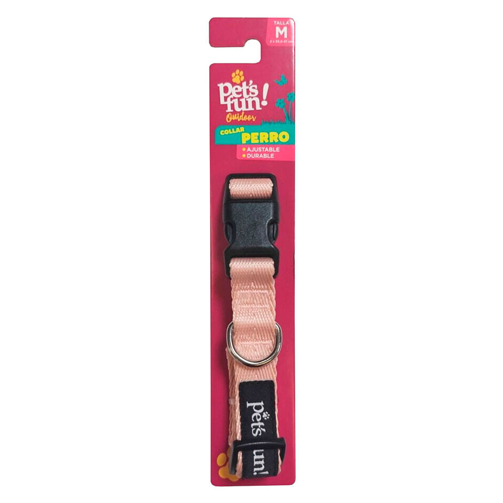 Collar para Perro Talle M Rosa Pet's Fun