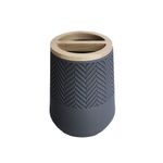 Portacepillo-Espigas-Bambu-Gris-Amalfi-EASY