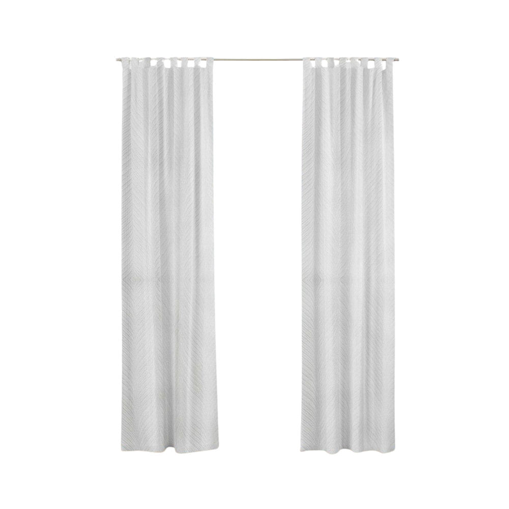 Cortina Poliéster Blanco 150X210 Cm Espiga Amalfi