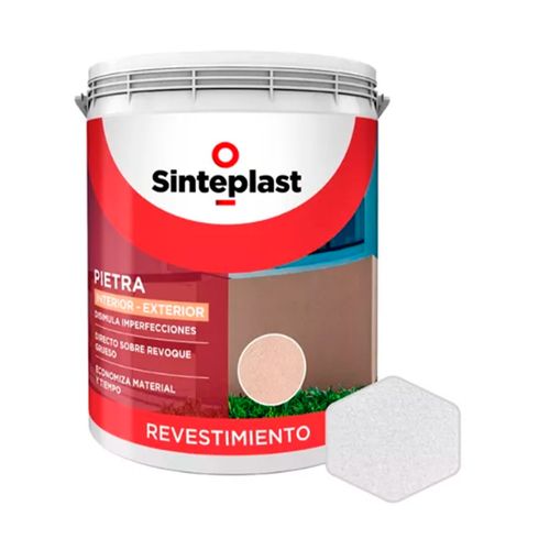 Revestimiento Pietra Blanco Texturado 6 Kg Sinteplast