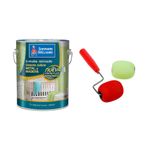 Esmalte-Satin-Bco-4Lts---Rodillo-Espuma-5Cm-C-Repuesto